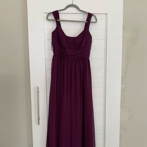 Beautiful eggplant jumpsuit dress